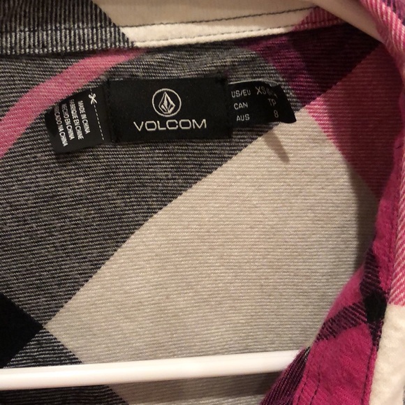 Volcom Womens Flannel Size XS - Picture 3 of 4